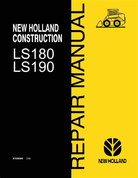 new holland 150 skid steer|ls180 new holland manual.